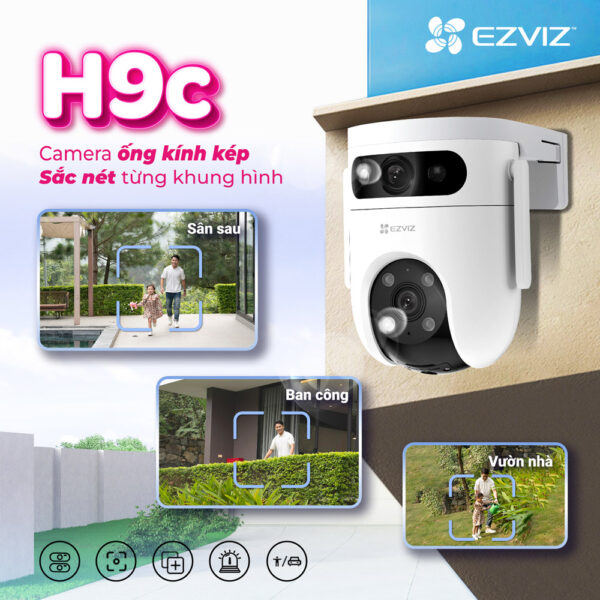 camera-wifi-quay-quet-ong-kinh-kep-ezviz-h9c Camera WiFi quay quét, ống kính kép EZVIZ H9c Dual (5MP+5MP)