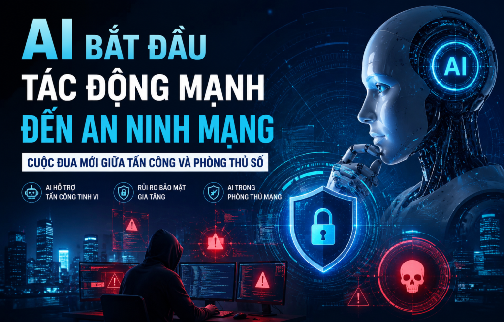 AI bắt đầu tác động mạnh đến an ninh mạng: Cuộc đua mới giữa tấn công và phòng thủ số