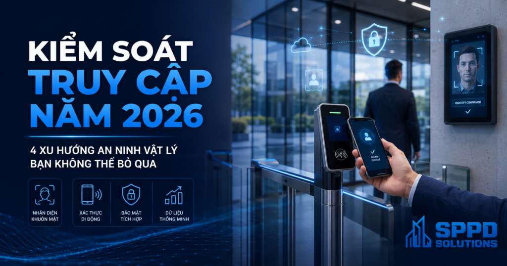Kiểm soát truy cập năm 2026: 4 xu hướng an ninh vật lý bạn không thể bỏ qua