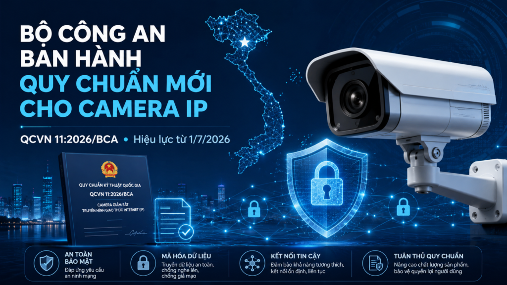 Bộ Công an Ban hành Quy chuẩn kỹ thuật quốc gia về thiết bị camera giám sát sử dụng giao thức Internet