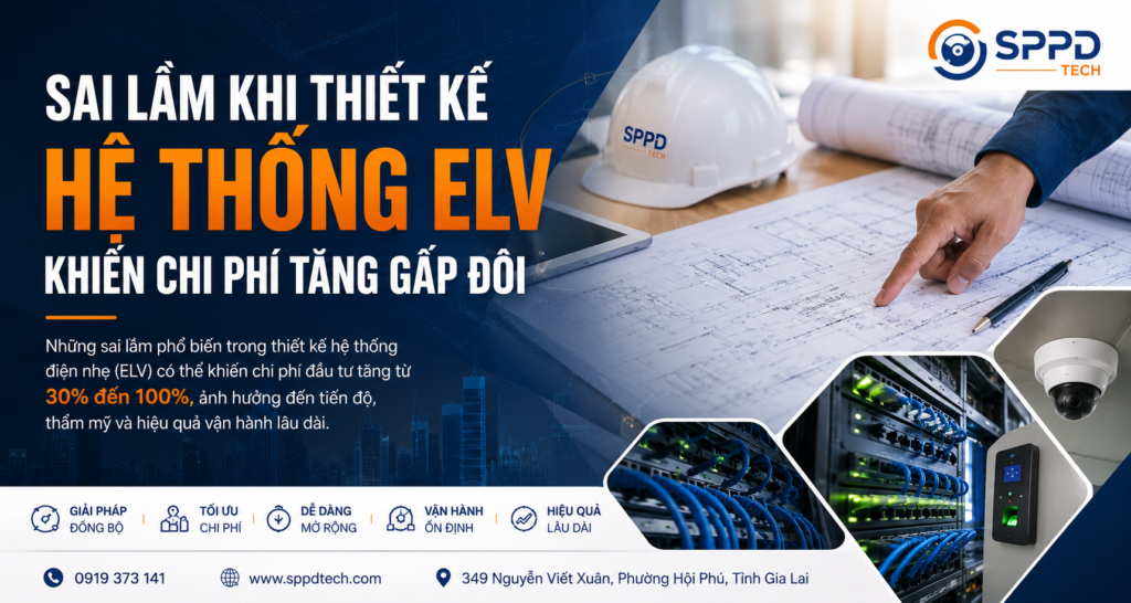 Sai lầm khi thiết kế hệ thống ELV khiến chi phí đầu tư có thể tăng gấp đôi